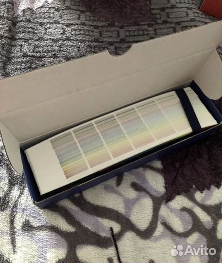 Колерованная палитра, цветовой каталог, веер