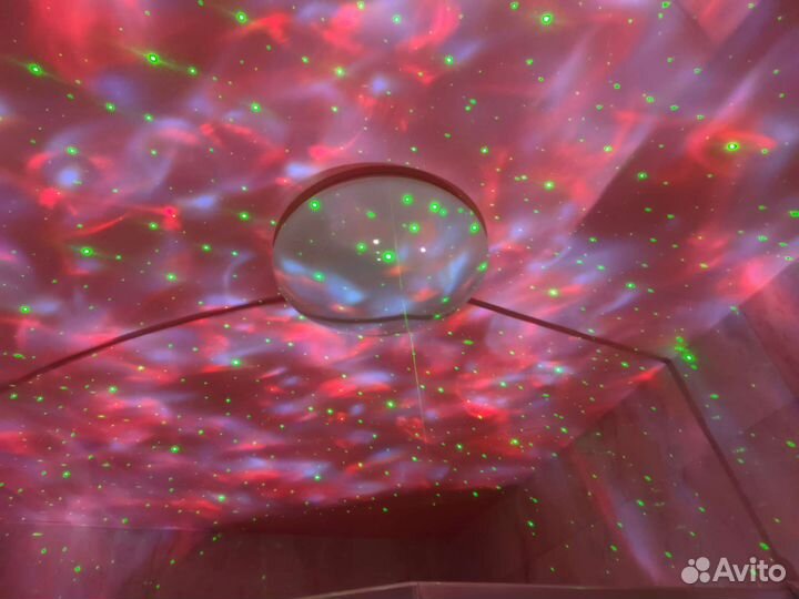 Лазерный проектор Звёздного неба 8w Блютуз колонка