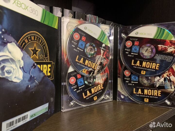 L. A. Noire для xbox 360 (Коллекционка)