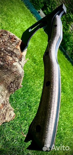 Топор кованый Сварог с кожаным чехлом