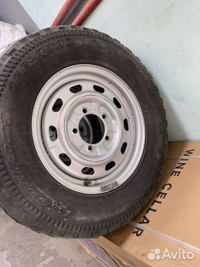 R16 Cordiant Off Road 225/75, PCD 5x139.7 DIA 108.5