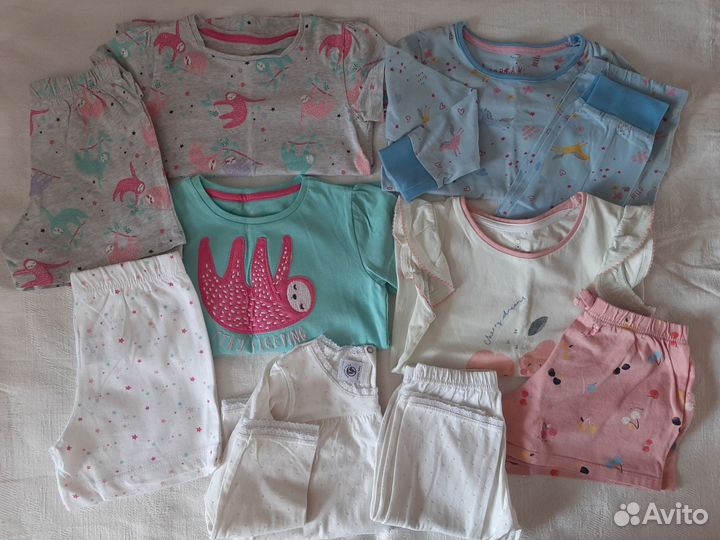 Пижама Mothercare и Petit Bateau