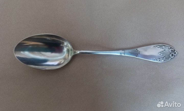 Столовая ложка из серебра 84 пробы