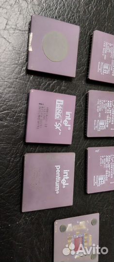 Процессоры ретро AMD, Intel I486 SX, Pentium 1