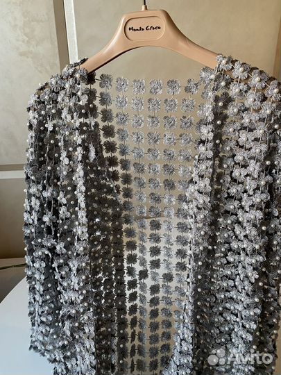 Накидка туника бусины