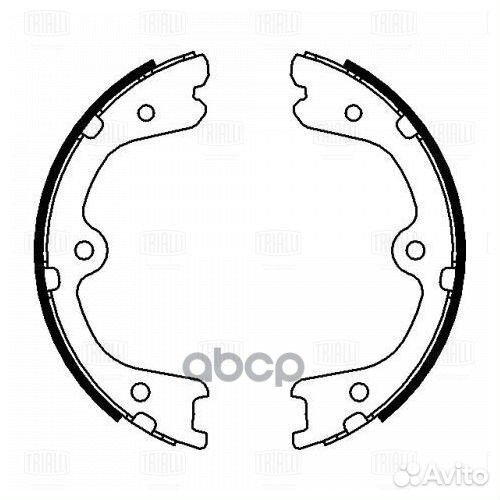 Колодки тормозные стояночные зад GF4530