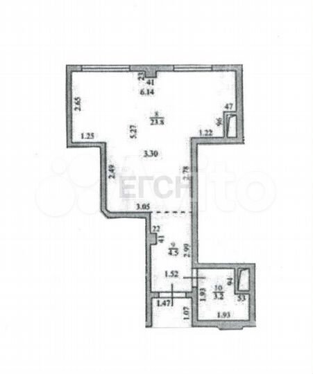 Квартира-студия, 31,5 м², 1/5 эт.