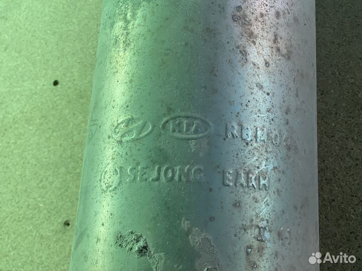 Задний глушитель Киа Рио 3/Солярис