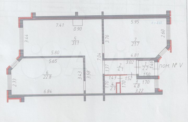 Свободного назначения, 23 м²