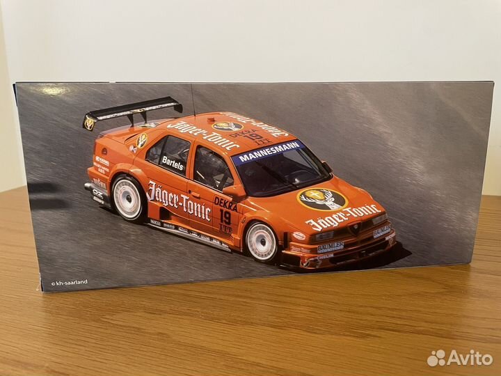 Модель Alfa Romeo 155, DTM, M. Bartels, 1995, 1:18