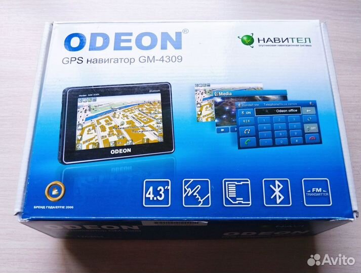 Gps навигатор odeon GM-4309