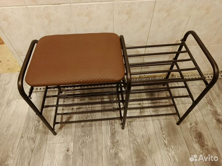 Обувница с сиденьем и ящиком