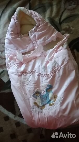 Зимний конверт для девочки