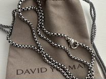 Мужская цепь david yurman серебро