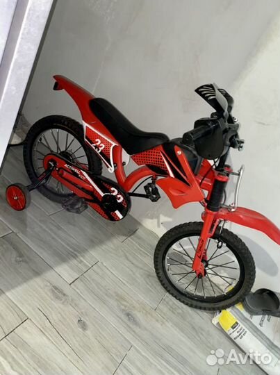 Детский велосипед как байк