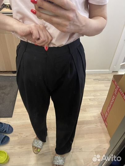 Брюки черные женские м