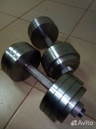 Стальные гантели