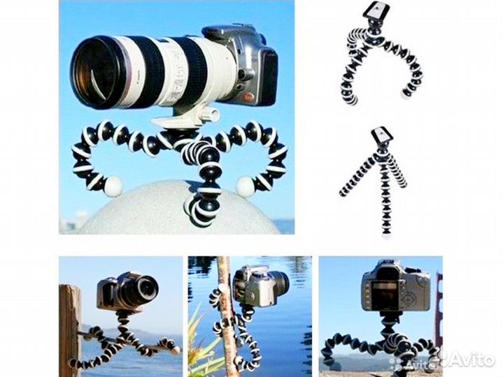 Большой штатив осьминог с гибкими ножками 3 вида