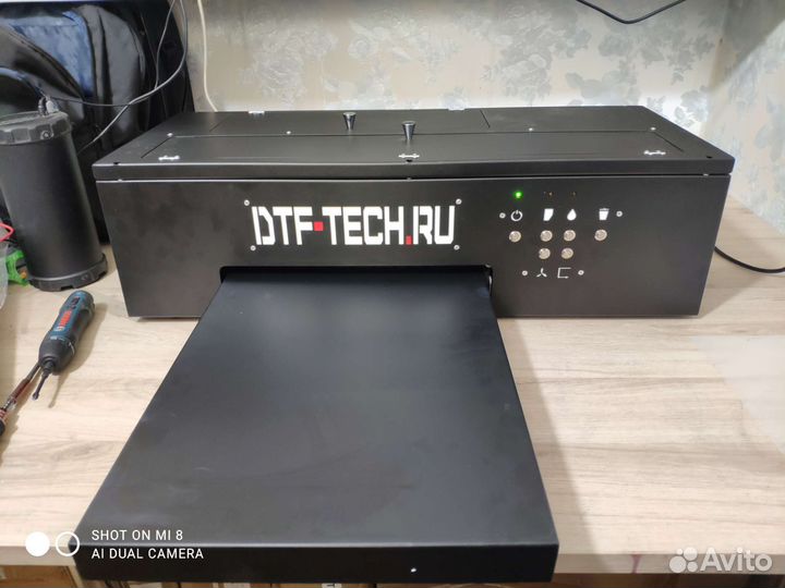 Текстильный принтер DTF 30 см с рециркуляцией