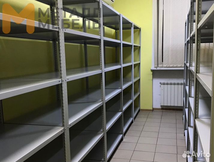 Стеллажи металлические, полки