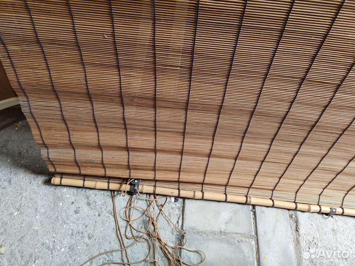 Бамбуковые жалюзи-шторы 6 шт