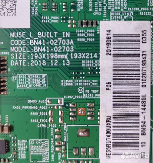 Main Board Samsung BN41-02703A BN94-14489L Оригина