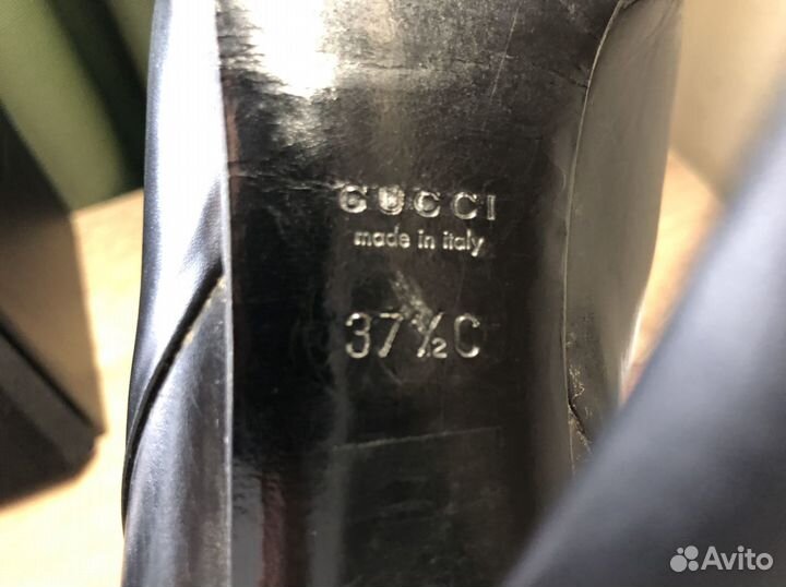 Сапоги женские Gucci 37.5 размер оригинал