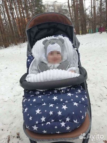 Конверт зимний в коляску