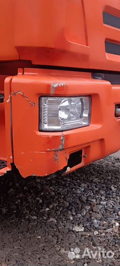 Передний бампер на камаз 65115