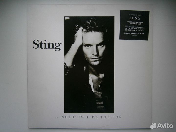 2LP sting .nothing like THE SUN (germany)