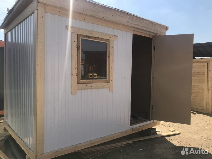 Бытовка новая 3х2,3м теплая с пвх окном