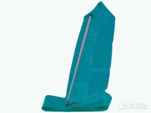 Лента гимнастическая. Цвет ленты голубой ав220