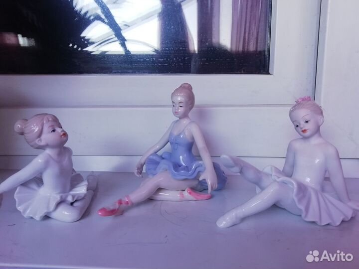 Фарфоровые статуэтки балерина