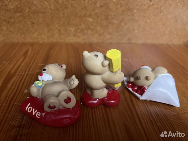 Фигурки медвежат Тедди