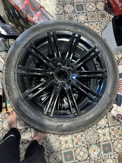 6 колес bmw 5 диск + резина 245/45R18