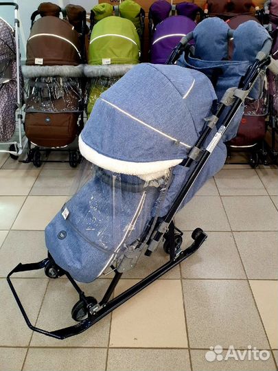 Санки-коляска Nika Ника детям 7-8К