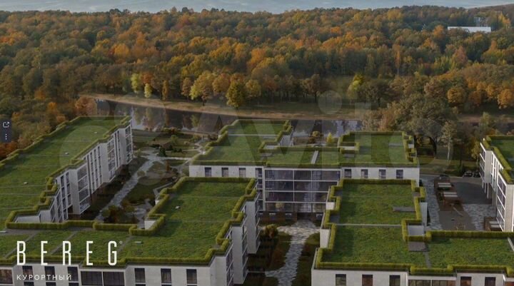 1-к. апартаменты, 40,9 м², 4/5 эт.