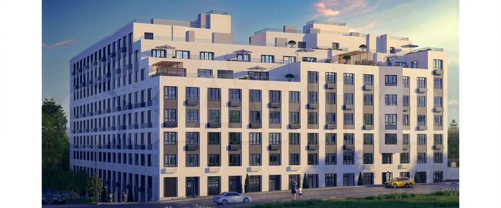 2-к. квартира, 64,3 м², 6/8 эт.