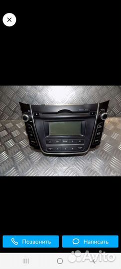 Штатная магнитола hyundai i30-элантра