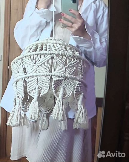 Абажур макраме