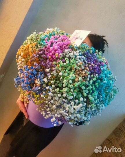 Цветочная композиция Гипсофила Букеты Цветы