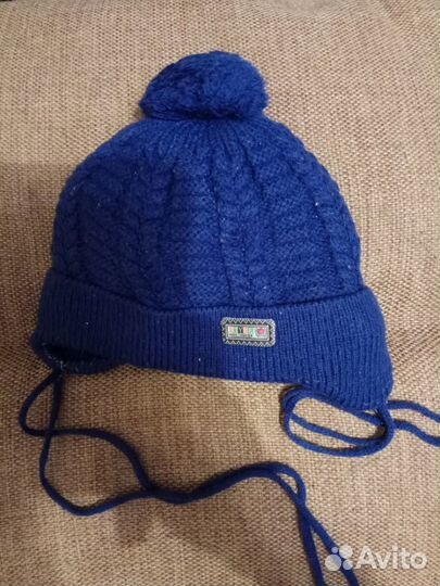 Зимняя шапка для новорожденных