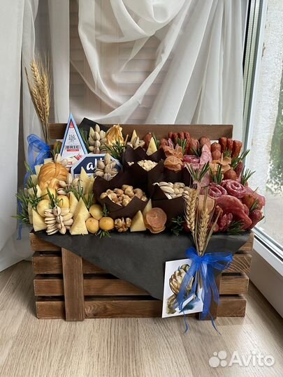 Мужские букеты съедобные