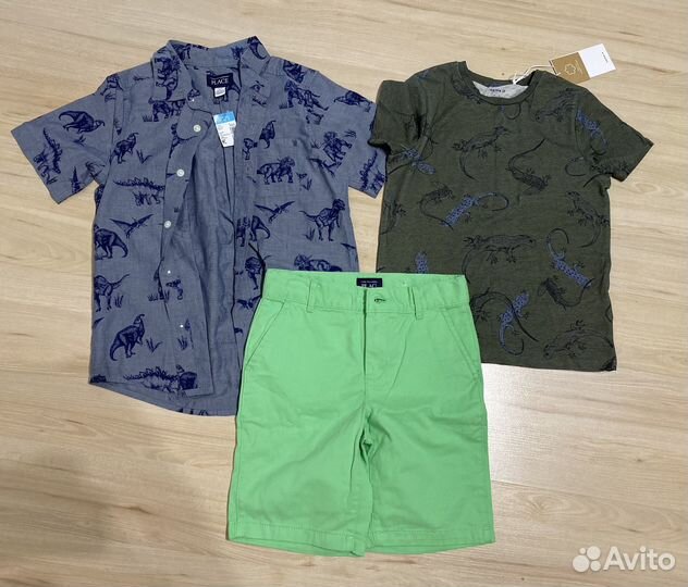 Рубашка шорты футболка для мальчика 128