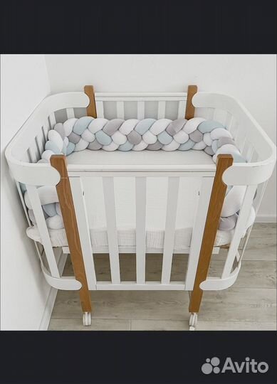 Бортик коса в кроватку