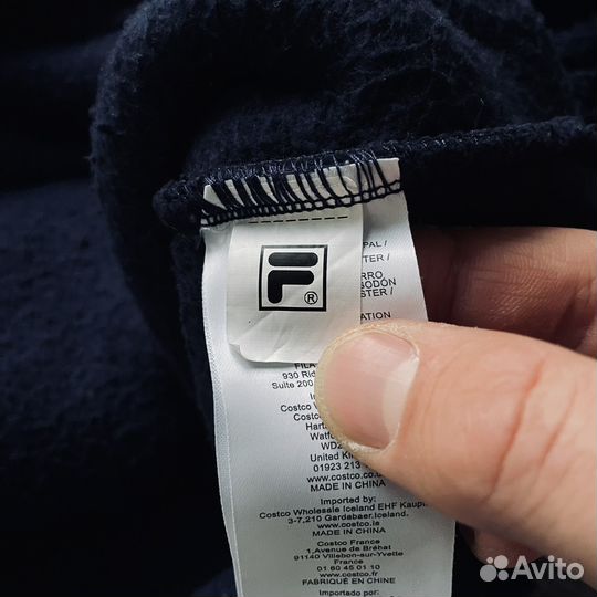 Плюшевое худи Fila