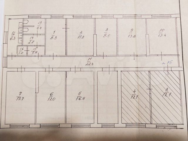 2-к. квартира, 34,2 м², 3/5 эт.