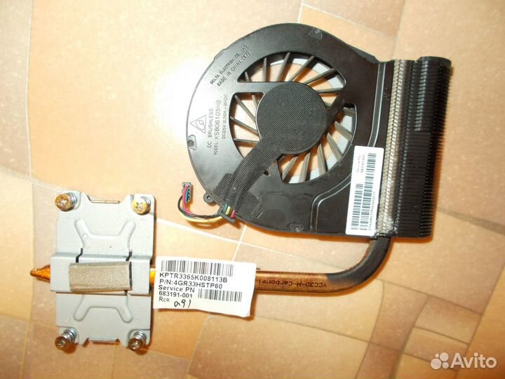 Система охлаждения для ноутбука HP G6-2260SR