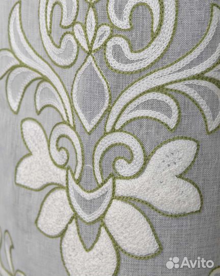 Новый тюль Флоренция зеленый