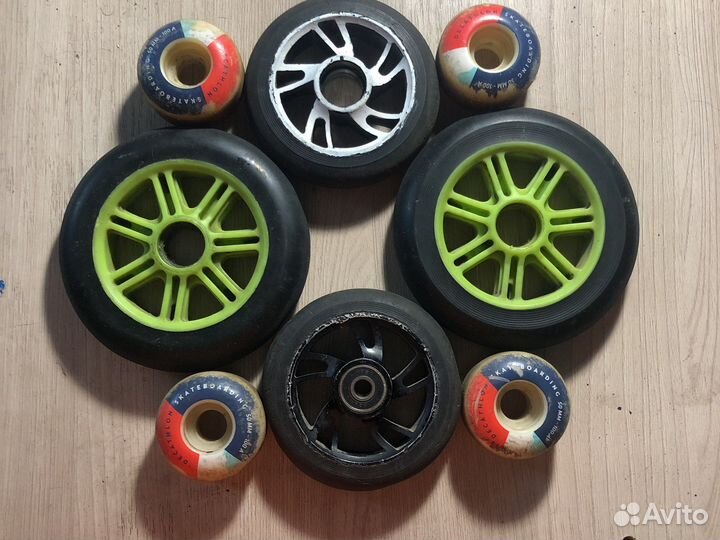 Различные колеча для скейтбординга